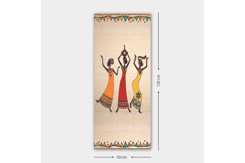 Canvastavla DKY World Cultures Flerfärgad - 50x120 cm - Inredning - Tavlor & posters - Canvastavla