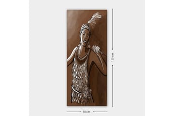 Canvastavla DKY World Cultures Flerfärgad - 50x120 cm - Inredning - Tavlor & posters - Canvastavla