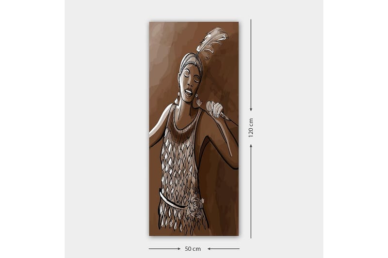 Canvastavla DKY World Cultures Flerfärgad - 50x120 cm - Inredning - Tavlor & posters - Canvastavla