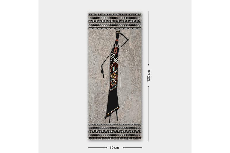 Canvastavla DKY World Cultures Flerfärgad - 50x120 cm - Inredning - Tavlor & posters - Canvastavla