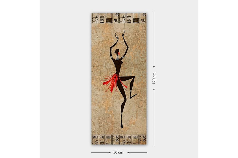 Canvastavla DKY World Cultures Flerfärgad - 50x120 cm - Inredning - Tavlor & posters - Canvastavla