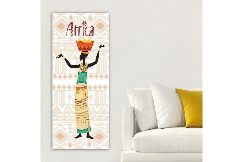 Canvastavla DKY World Cultures Flerfärgad - 50x120 cm - Inredning - Tavlor & posters - Canvastavla