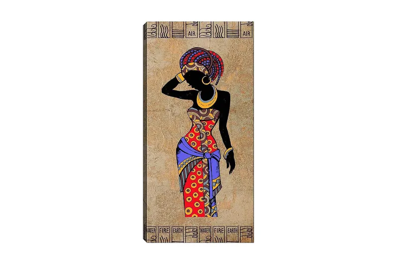 Canvastavla DKY World Cultures Flerfärgad, 50x120 cm