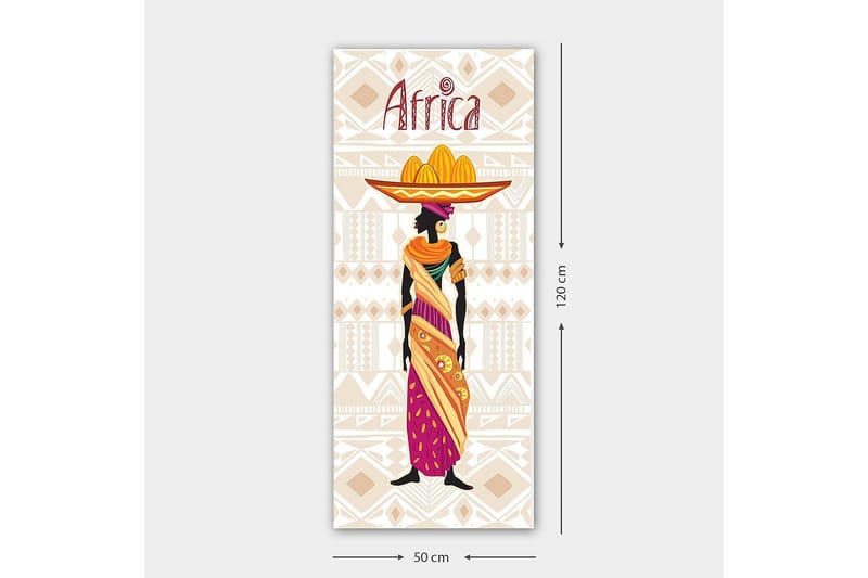Canvastavla DKY World Cultures Flerfärgad - 50x120 cm - Inredning - Tavlor & posters - Canvastavla