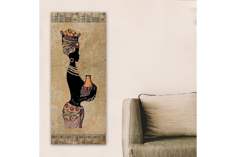 Canvastavla DKY World Cultures Flerfärgad - 50x120 cm - Inredning - Tavlor & posters - Canvastavla