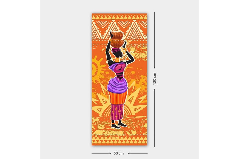 Canvastavla DKY World Cultures Flerfärgad - 50x120 cm - Inredning - Tavlor & posters - Canvastavla
