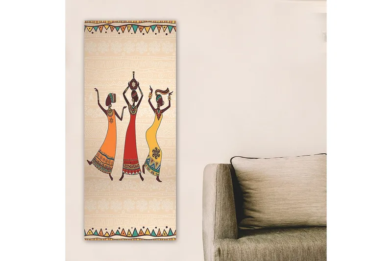 Canvastavla DKY World Cultures Flerfärgad - 50x120 cm - Inredning - Tavlor & posters - Canvastavla