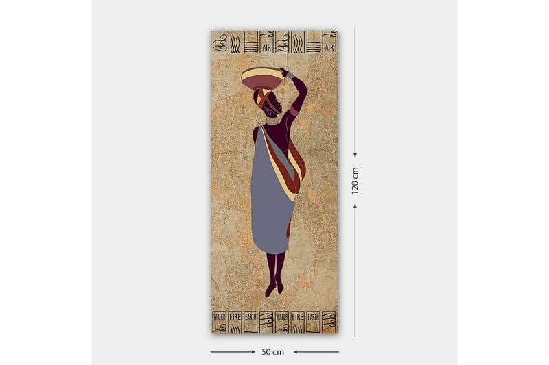 Canvastavla DKY World Cultures Flerfärgad - 50x120 cm - Inredning - Tavlor & posters - Canvastavla
