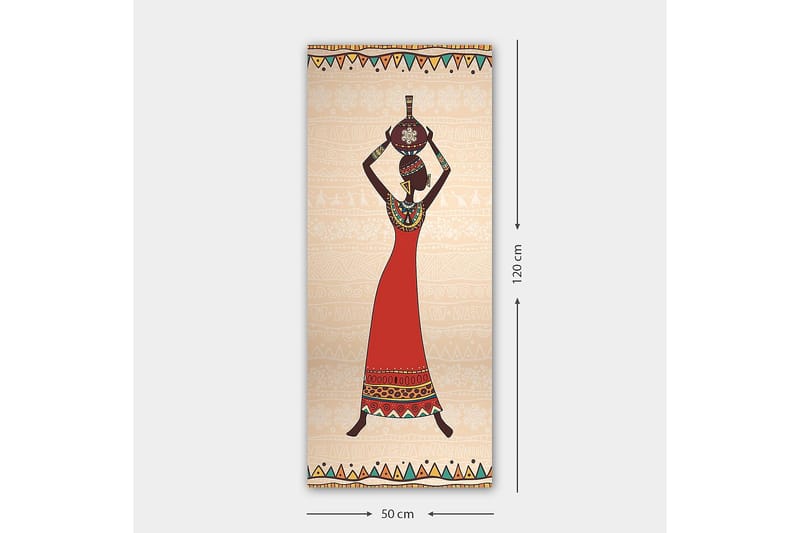 Canvastavla DKY World Cultures Flerfärgad - 50x120 cm - Inredning - Tavlor & posters - Canvastavla