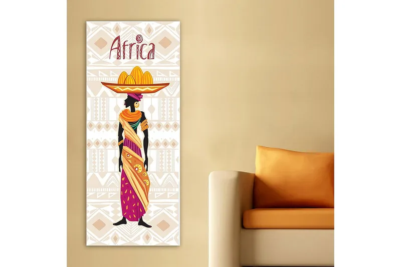 Canvastavla DKY World Cultures Flerfärgad - 50x120 cm - Inredning - Tavlor & posters - Canvastavla