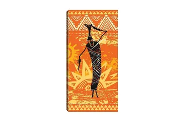 Canvastavla DKY World Cultures Flerfärgad - 50x120 cm - Inredning - Tavlor & posters - Canvastavla