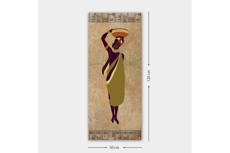 Canvastavla DKY World Cultures Flerfärgad - 50x120 cm - Inredning - Tavlor & posters - Canvastavla
