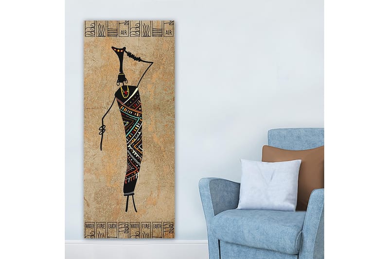 Canvastavla DKY World Cultures Flerfärgad - 50x120 cm - Inredning - Tavlor & posters - Canvastavla