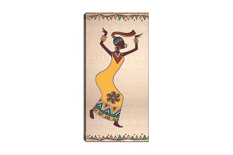 Canvastavla DKY World Cultures Flerfärgad, 50x120 cm