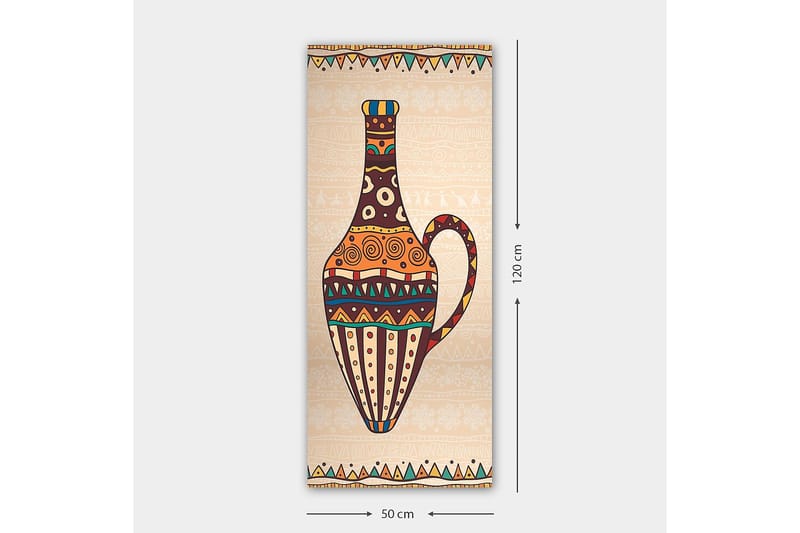 Canvastavla DKY World Cultures Flerfärgad - 50x120 cm - Inredning - Tavlor & posters - Canvastavla