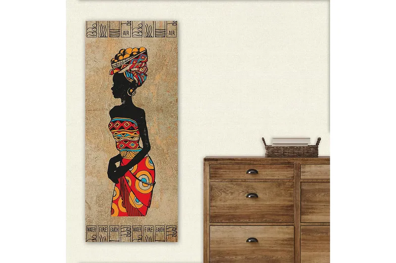 Canvastavla DKY World Cultures Flerfärgad - 50x120 cm - Inredning - Tavlor & posters - Canvastavla