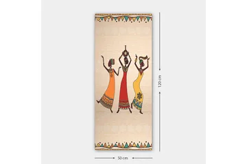 Canvastavla DKY World Cultures Flerfärgad - 50x120 cm - Inredning - Tavlor & posters - Canvastavla