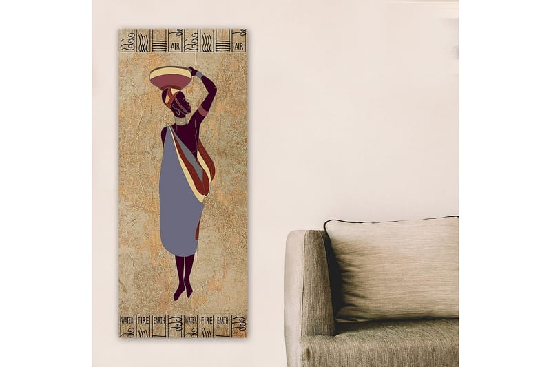 Canvastavla DKY World Cultures Flerfärgad - 50x120 cm - Inredning - Tavlor & posters - Canvastavla