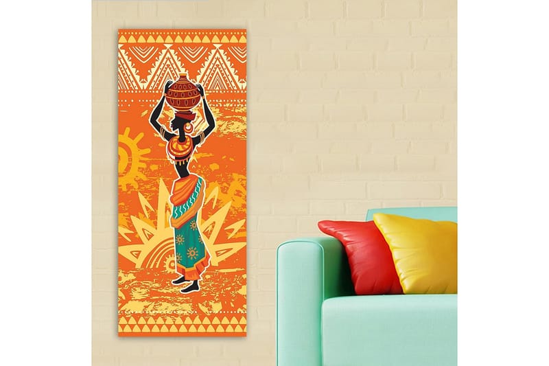 Canvastavla DKY World Cultures Flerfärgad - 50x120 cm - Inredning - Tavlor & posters - Canvastavla