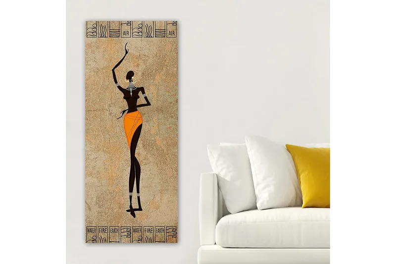 Canvastavla DKY People Flerfärgad - 50x120 cm - Inredning - Tavlor & posters - Canvastavla