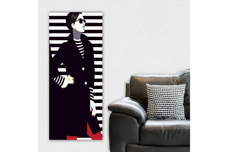 Canvastavla DKY People Flerfärgad - 50x120 cm - Inredning - Tavlor & posters - Canvastavla