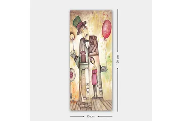 Canvastavla DKY People Flerfärgad - 50x120 cm - Inredning - Tavlor & posters - Canvastavla