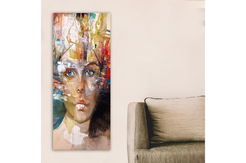 Canvastavla DKY People Flerfärgad - 50x120 cm - Inredning - Tavlor & posters - Canvastavla