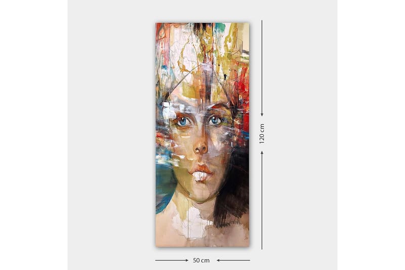 Canvastavla DKY People Flerfärgad - 50x120 cm - Inredning - Tavlor & posters - Canvastavla