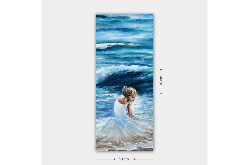 Canvastavla DKY People Flerfärgad - 50x120 cm - Inredning - Tavlor & posters - Canvastavla