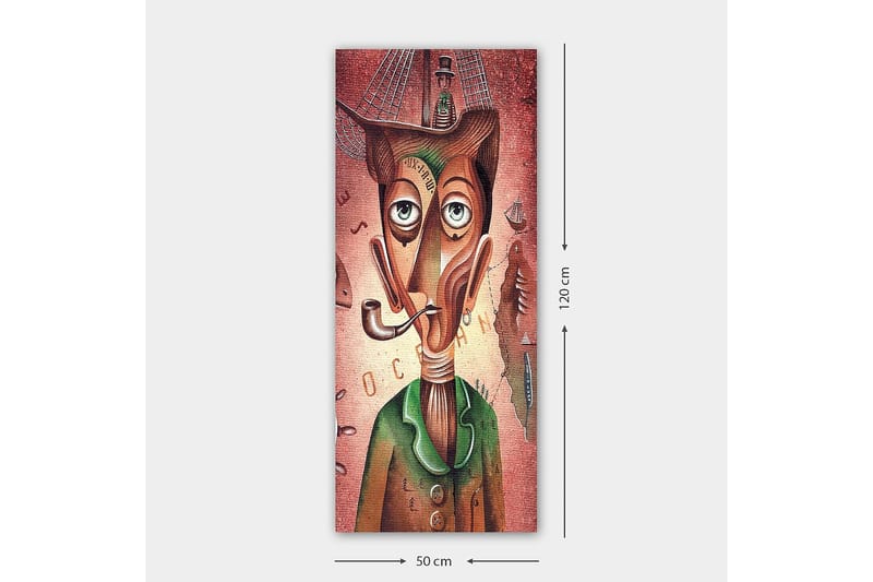 Canvastavla DKY People Flerfärgad - 50x120 cm - Inredning - Tavlor & posters - Canvastavla