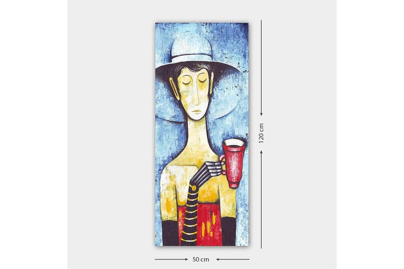 Canvastavla DKY People Flerfärgad - 50x120 cm - Inredning - Tavlor & posters - Canvastavla