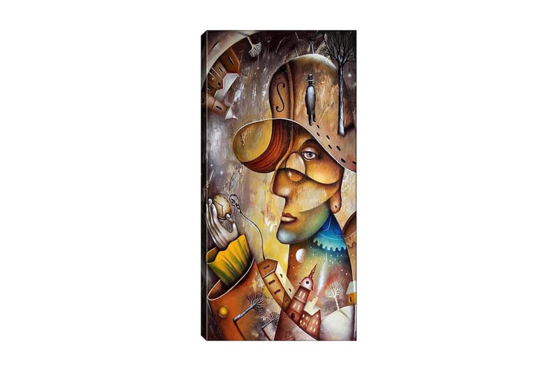 Canvastavla DKY People Flerfärgad - 50x120 cm - Inredning - Tavlor & posters - Canvastavla