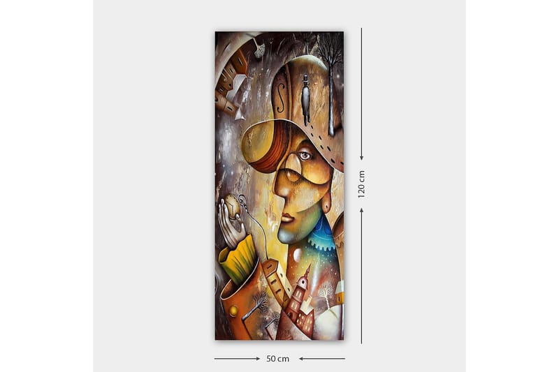 Canvastavla DKY People Flerfärgad - 50x120 cm - Inredning - Tavlor & posters - Canvastavla