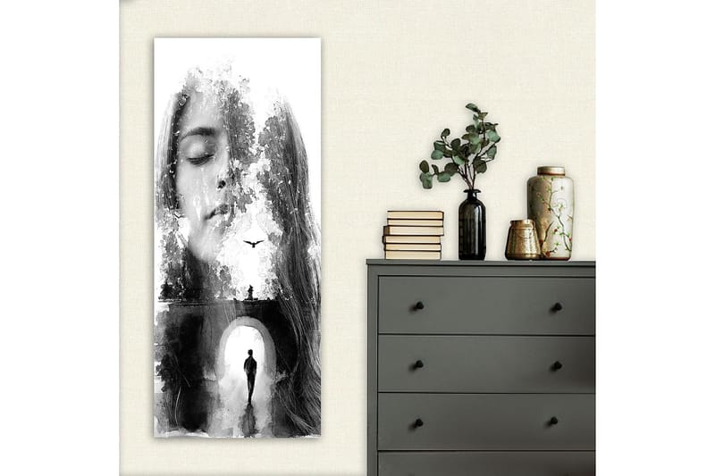 Canvastavla DKY People Flerfärgad - 50x120 cm - Inredning - Tavlor & posters - Canvastavla