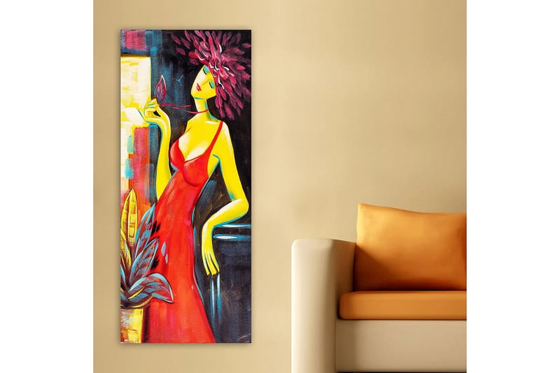 Canvastavla DKY People Flerfärgad - 50x120 cm - Inredning - Tavlor & posters - Canvastavla
