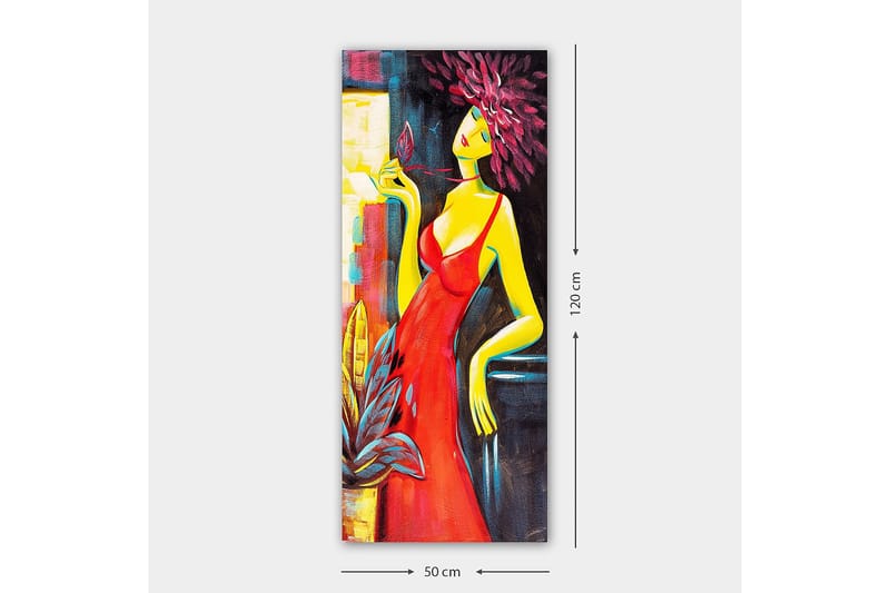 Canvastavla DKY People Flerfärgad - 50x120 cm - Inredning - Tavlor & posters - Canvastavla