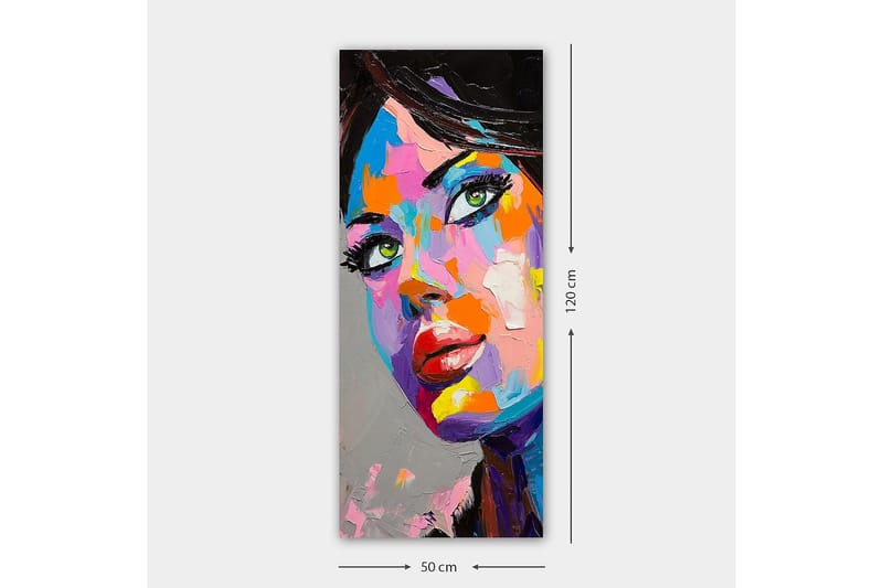 Canvastavla DKY People Flerfärgad - 50x120 cm - Inredning - Tavlor & posters - Canvastavla
