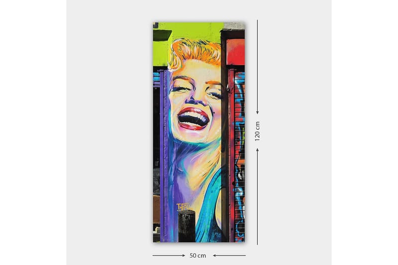 Canvastavla DKY People Flerfärgad - 50x120 cm - Inredning - Tavlor & posters - Canvastavla