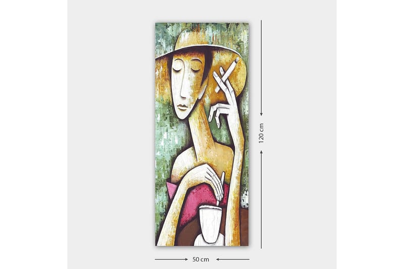 Canvastavla DKY People Flerfärgad - 50x120 cm - Inredning - Tavlor & posters - Canvastavla