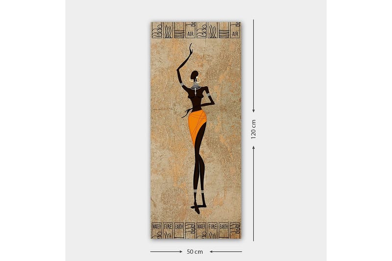 Canvastavla DKY People Flerfärgad - 50x120 cm - Inredning - Tavlor & posters - Canvastavla
