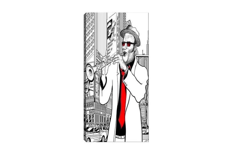 Canvastavla DKY People Flerfärgad - 50x120 cm - Inredning - Tavlor & posters - Canvastavla