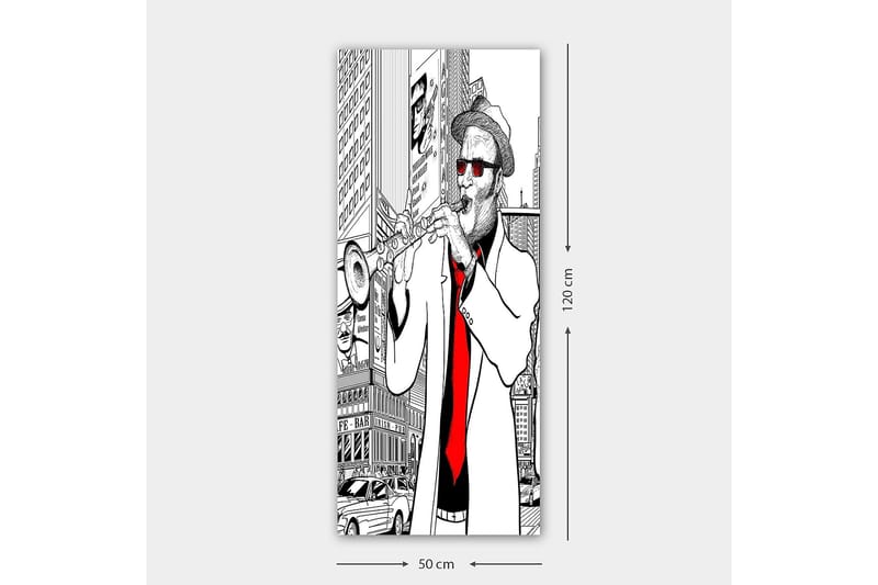 Canvastavla DKY People Flerfärgad - 50x120 cm - Inredning - Tavlor & posters - Canvastavla