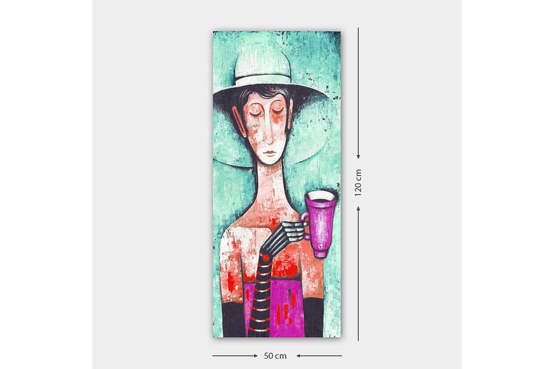 Canvastavla DKY People Flerfärgad - 50x120 cm - Inredning - Tavlor & posters - Canvastavla