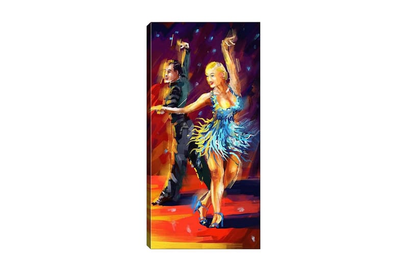 Canvastavla DKY People Flerfärgad - 50x120 cm - Inredning - Tavlor & posters - Canvastavla