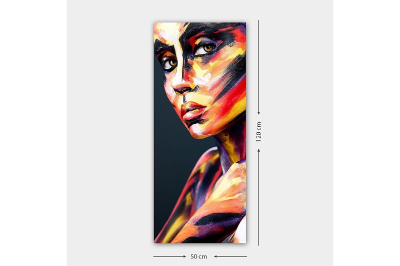 Canvastavla DKY People Flerfärgad - 50x120 cm - Inredning - Tavlor & posters - Canvastavla