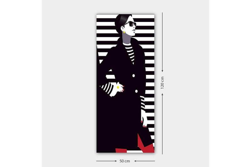 Canvastavla DKY People Flerfärgad - 50x120 cm - Inredning - Tavlor & posters - Canvastavla