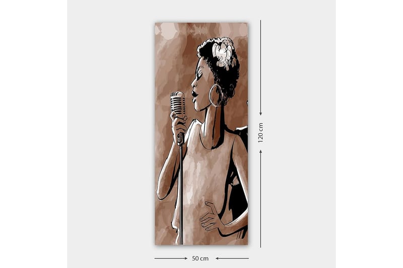Canvastavla DKY People Flerfärgad - 50x120 cm - Inredning - Tavlor & posters - Canvastavla