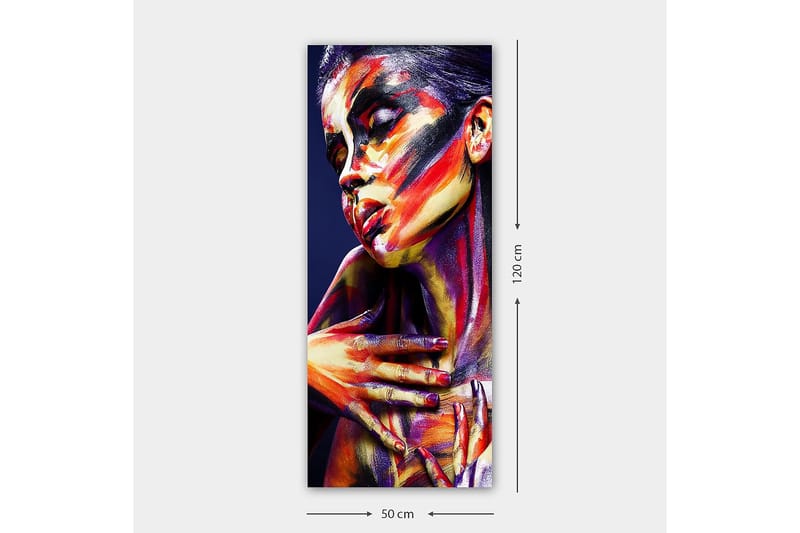 Canvastavla DKY People Flerfärgad - 50x120 cm - Inredning - Tavlor & posters - Canvastavla