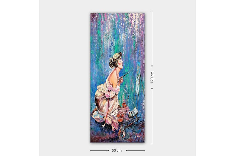 Canvastavla DKY People Flerfärgad - 50x120 cm - Inredning - Tavlor & posters - Canvastavla