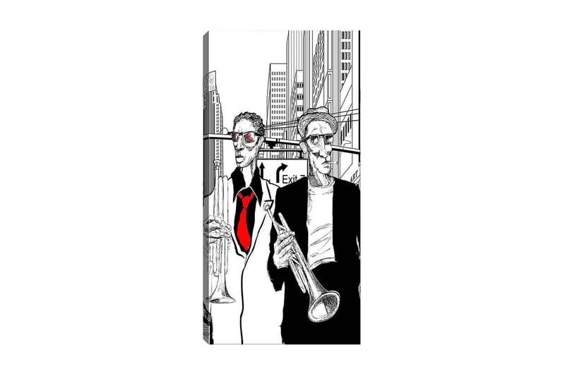 Canvastavla DKY People Flerfärgad - 50x120 cm - Inredning - Tavlor & posters - Canvastavla